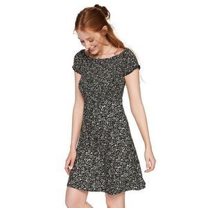 SO Off-the-Shoulder Smocked Floral Dress Size XXL NEW NWOT